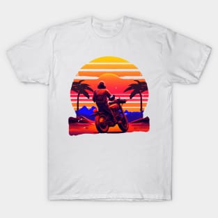 Riding off into the sunset has never felt so freeing T-Shirt